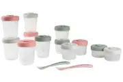 Beaba: Clip Portions Meal & Food Storage Expert Pack - Eucalyptus