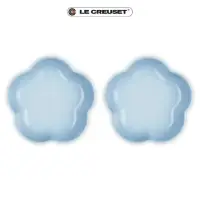 在飛比找momo購物網優惠-【Le Creuset】瓷器花型盤 20 cm-中(海岸藍)
