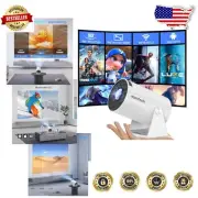 Versatile Mini Projector, 180° Rotation & Android 11 - Ideal for Home Theater