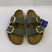 Birkenstock New w/ Box Arizona Big Buckle Thyme Nubuck Leather Nar Select Size