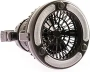 Adventure Kings 2-in-1 Camping LED Light & Fan Hook & Stand Mount Lamp Portable