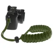 Braided 550 Paracord Adjustable Camera Wrist Strap Bracelet f DSLR (Olive Drab)