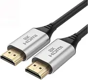 8K HDMI 2.1 Copper Cord HDR 8K 48Gbps 8K 60Hz 4K 120Hz Support HDCP 3D HDMI UHD Cable for PS4 SetTop Box HDTVs Projectors 2m 6.6ft