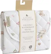 Living Textiles Organic Waterproof Travel Change Mat - Whimsical Wonderland, Premium Fabric for Baby's Best Comfort, Diaper Changing Pad, Baby Diaper Changing Pad Sheets, Soft & Absorbent Toweling Middle, Secure Fit