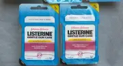 2 pack of J & J Listerine Reach Gentle Gum Care Floss Cinnamon Mint Woven Floss