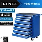 Giantz Tool Chest Drawer Storage Trolley Box 7 Drawers Garage Workshop Cart