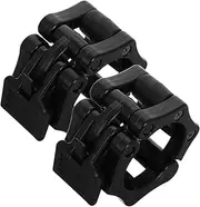 WOONEKY Secure Fitness Barbell Clamps Quick Release Clip Set Dumbbell Clamp for Gym Abs Construction Weightlifting Collars