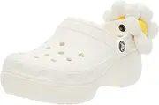 [Crocs] Women's Classic Platform Lined Sandals, Single Day Clog