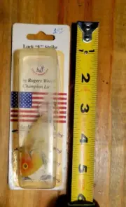 VINTAGE Rare Luck E Strike Rattlin Vibe 2 1/8" Lipless Crankbait USA Champion