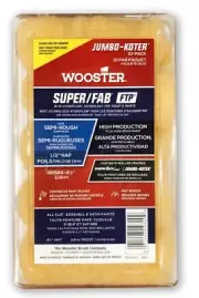 Wooster RR584-4 Jumbo-Koter Super/Fab FTP 1/2" Nap Paint Rollers - 10 pack