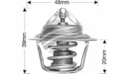 Dayco Thermostat for Holden Astra 9/1996 - 9/1998 1.6L 4 cyl 8V SOHC MPFI TR C16 (for: Daewoo)