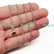 Solid 925 Sterling Silver Tarnish-Resist 20 inch 1.6mm wide Snake Chain Necklace