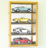 1/18 Scale Diecast Model Car Display Case Mini Toys Cabinet Acrylic Clear Door