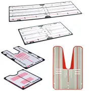 2025 Pure2Improve Golf Putting Alignment Mirror Practice Training Aid Swing