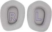 Earpads, for Logitech G733 Headphones, Replacement Ear Cushions Cover, Noise Isolation Foam and Breathable Mesh, Highly Elastic Soft Comfortable Leather(Gray)