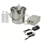 5L Electric Milking Machine for Cattle Goat Pulsating Milking Machine Stainless