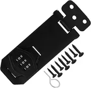 GLEAVI 3 Fridge and Drawer Safety Lock Keyless Combination Lock for Cabinets and Pantry Mechanical Latch with Easy Installation for Security Fit for Hinge and Mailbox Applications
