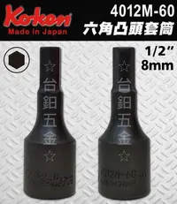 在飛比找Yahoo!奇摩拍賣優惠-日本製Koken 4012M-60-8 1/2"規格：8mm