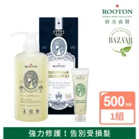 在飛比找momo購物網優惠-【ROOTON】喚活海藻洗髮精500ml+甦活植萃洗髮精50