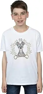 [Absolute Cult] Disney Boys Lady And The Tramp Tramp Since 55 T-Shirt White 12-13 years