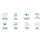 Wireless Door Bell Self Powered Smart Digital Doorbell Transmitter Receiver With