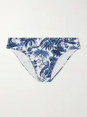 [STAUD] STAUD - Corsage Printed Recycled Bikini Briefs - White - x large x large White