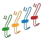 Children Wall Coat Hooks, Kids Colorful Wall Mounted Hooks Rack for Hanging