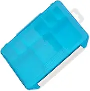 Fishing Box Organizer - 4-Grid Transparent Lures Tackle Box - Bait Hooks Accessory Portable Container, Removable Divider Jig Accessories For Women Men