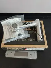 New Control Tech Road Stem 25.4/1" 130mm -15° Stem Silver Quill NOS