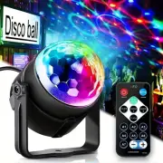 1pc Bring The Party To Life With Sound Activated RGB Disco Ball Lights - 7 Modes
