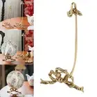 Coffee Cup Saucer Holder Rack Organizer Brass Cup Drying Rack with Gold Color