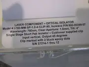 ISOWAVE LASER COMPONENT - OPTICAL ISOLATOR MODEL # I-780-MMSP-1.0-4-CLIP-90