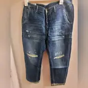 Man X OneTeaspoon Indigo Mr Browns Denim Jeans, Size 34R