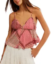 Free People Alix Printed Tank Top