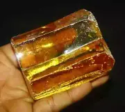 Earth Mined Natural Yellow Sapphire 250-280 Ct Uncut Raw Rough Gemstone Russia