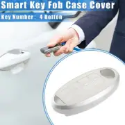 4 Buttons Key Fob Shell Cover Case for Nissan Altima 2007-2020 Flexible White