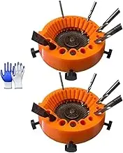 Drill Bit Sharpener, Power Drill Bit Grinding Attachment, Old Drill Bit Grinder, Giant Blade Angle Grinder for Grinding Drill Bits, 2 to 13 Mm Drill Bits for Grinding 125 Mm Grinder (2)