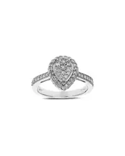 Amairah Silver 0.63 ct. tw. Lab-Grown Diamond Ring