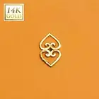 “Asase Ye Duru” Mother Earth Minimalist 4kt Solid Gold Nose Stud
