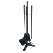 Long Lasting FireUp 3pc Fire Tool Set (21x57cm) Shovel Brush Log Roller/Poker