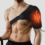 Heated Shoulder Support Brace, Shoulder Heating Pad, shoulder support for Rotator Cuff Frozen Shoulder Relax Muscle