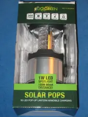 GoGreen Power 30 LED Solar Pop Up Lantern / Spot light flashlight GG-113-30LSPOP