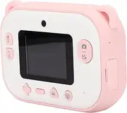 Kids Camera Print, Small Portable Stable Clear Photos Photos Appear Immediately One-Click Printing Instant Print Camera for Outdoor(Pink)