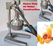 Tabletop Heavy Duty Restaurant Bar Citrus Orange HAND Press Juice Maker Squeezer