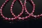 AAA+ Natural Red Garnet Teardrop Faceted Gemstone Loose Beads 7" For Jewelry