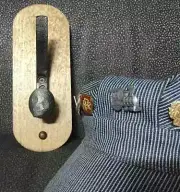 Railroad Spike Coat Hook/Rack with wooden base | Perfect Gift | Christmas