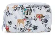 Vera Bradley RFID Turnlock Wallet In Merry Mischief Snow Day
