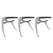 3x Tribute Quick Release Guitar Capo Clamp Tool Accessory Metal w/ Steel Spring