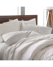 Ella Jayne 100% Cotton Sateen 500 Thread Count Deep Pocket 4-piece Sheet Set Full Grey
