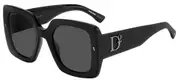 Sunglasses Dsquared2 D2 0063/S BLACK/GREY 53/24/145 Woman 53 mm